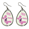 breast cancer awareness earrings