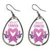 breast cancer awareness earrings