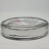 Personalised glass paperweight side