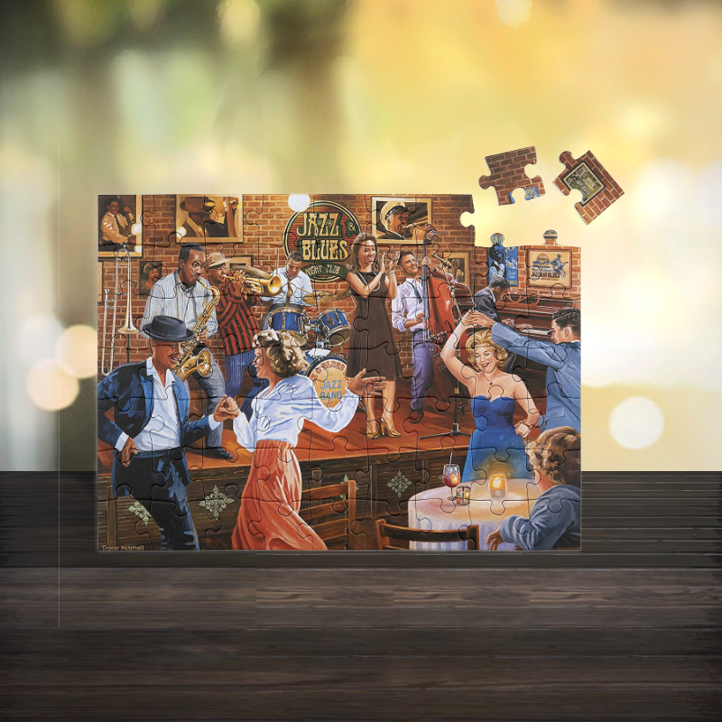 Personalised cardboard jigsaw puzzle