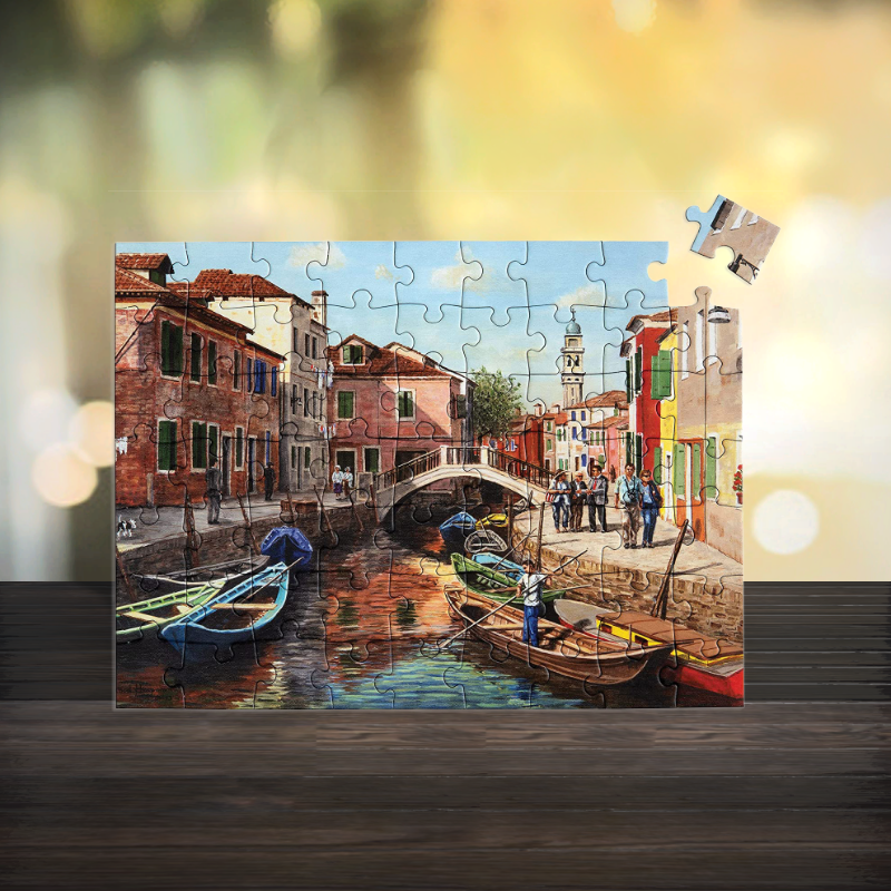 Personalised cardboard jigsaw puzzle,