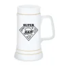 super dad mug design Personalised Beer Mug Upper Class 700ml with design super dad
