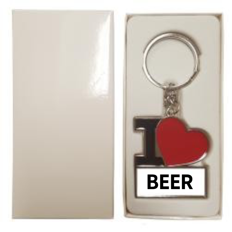 I love shaped keyring 656