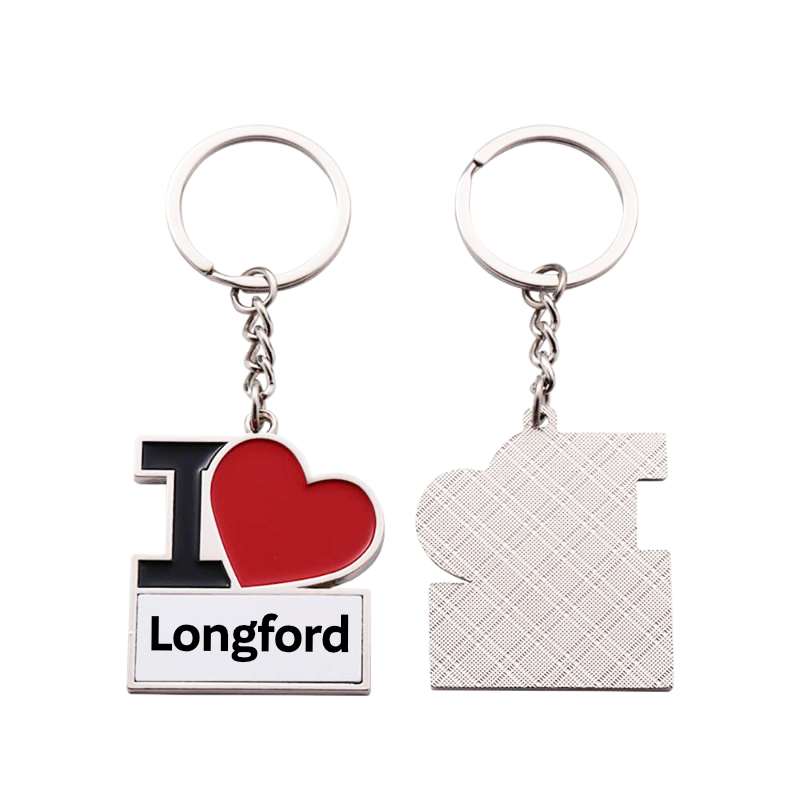 I love shaped keyring