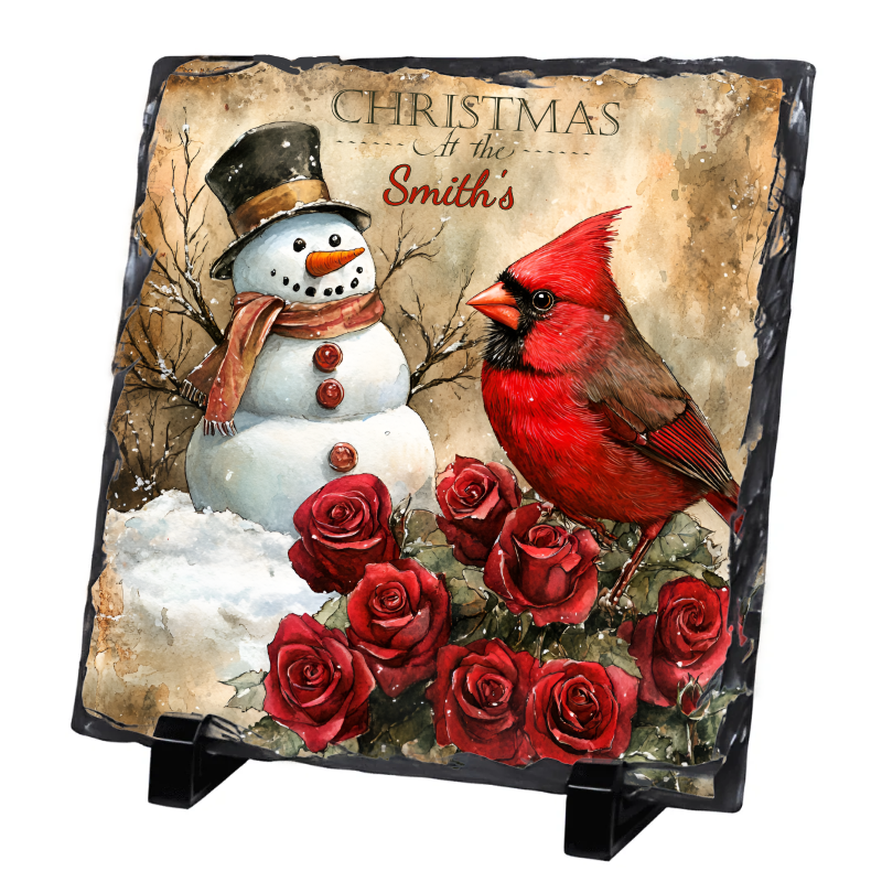 Christmas Family Slate Stone 435