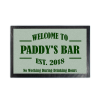 Personalised bar runner, Welcome to Paddy's bar est. 2018