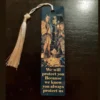 Personalised Aluminium Bookmark with photo of 2 kids and text: we will protect you because we know you always protect us