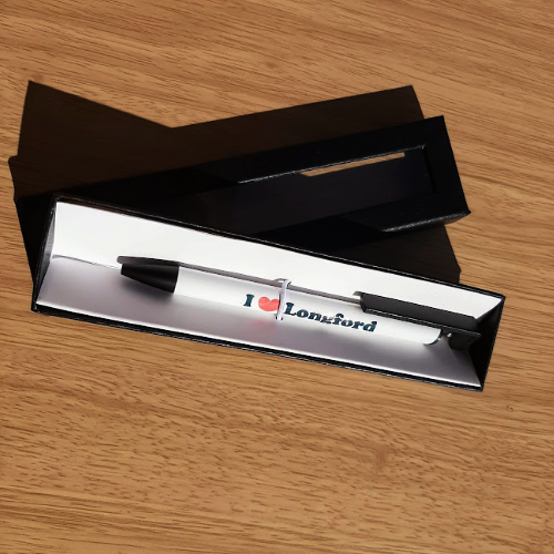 Longford Ireland souvenir pen mobile stand holder