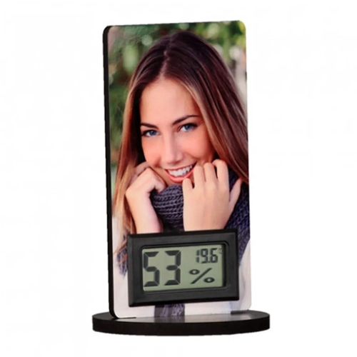 Personalised Digital thermometer with a photo of a woman